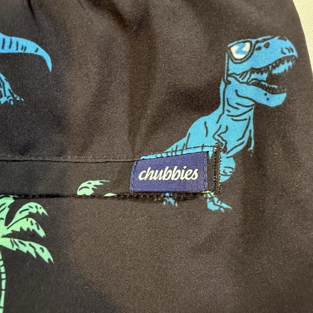 Chubbies Classic Swim Trunk 2XL 5.5" Dino Delights Pineapples Swim Trunks Preppy - Picture 6 of 6